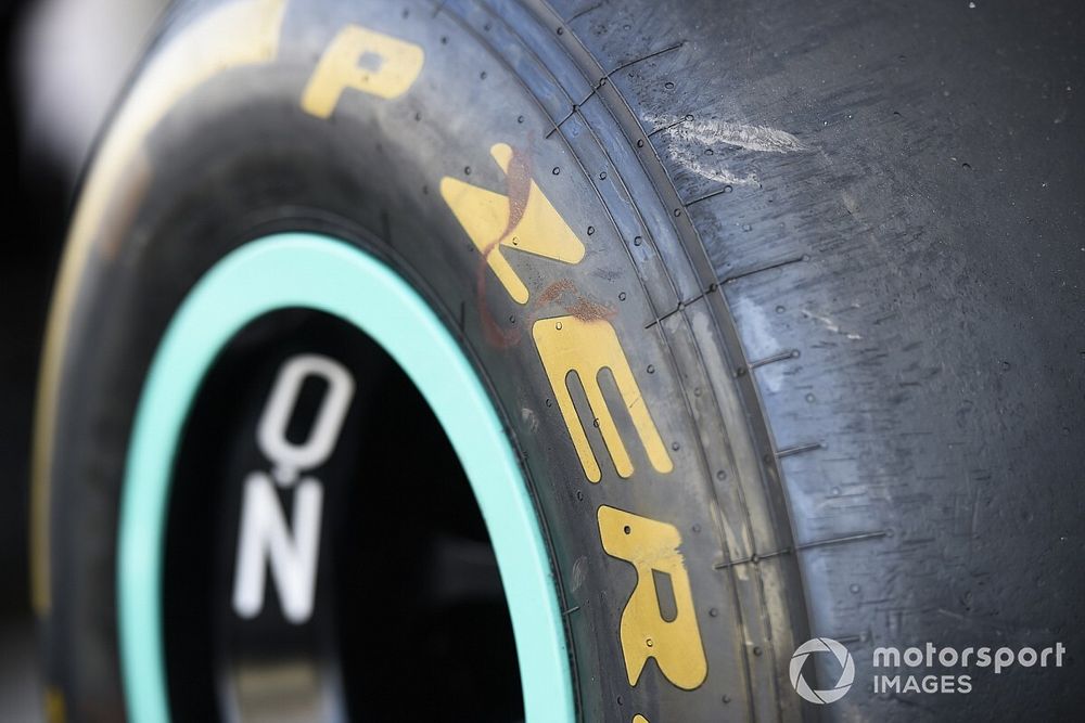 Pirelli tyre detail