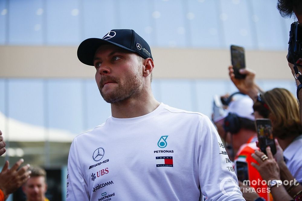 Valtteri Bottas, Mercedes AMG F1, in the drivers parade