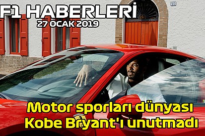 Video: Motor sporları dünyası Kobe Bryant'ı unutmadı - 27 Ocak Pazartesi F1 ve Motor Sporları Haberleri