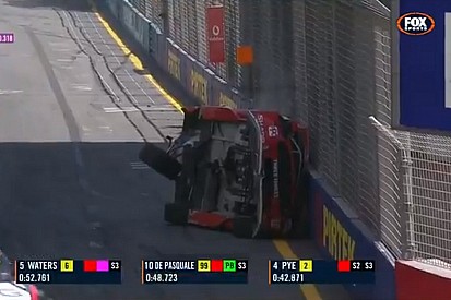 Gold Coast 600: Huge crash for McLaughlin in qualifying