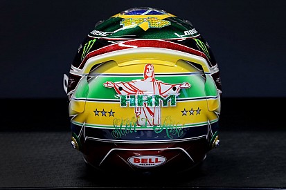 Hamilton estrena casco en el GP de Brasil homenaje a Senna
