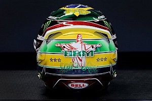 Hamilton homenageia 'Superman' Senna no capacete; veja fotos