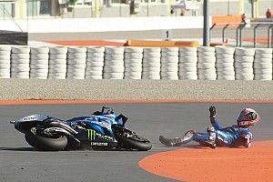 Rins: "Hay que mejorar la moto para que un mínimo error no nos lleve al suelo"