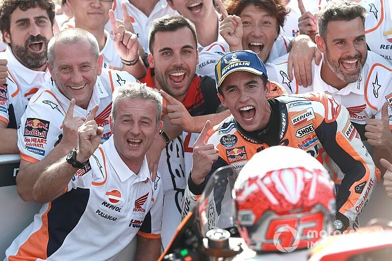 Le vainqueur Marc Marquez, Repsol Honda Team