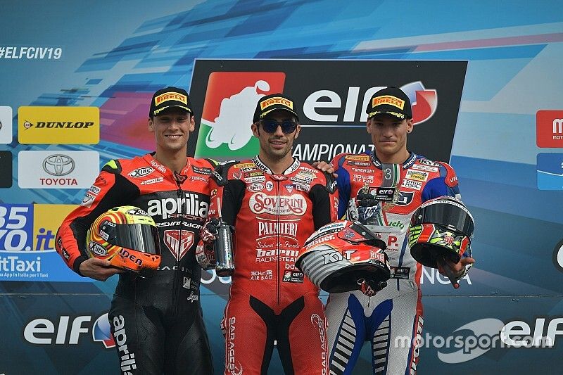 Podio Gara CIV SBK