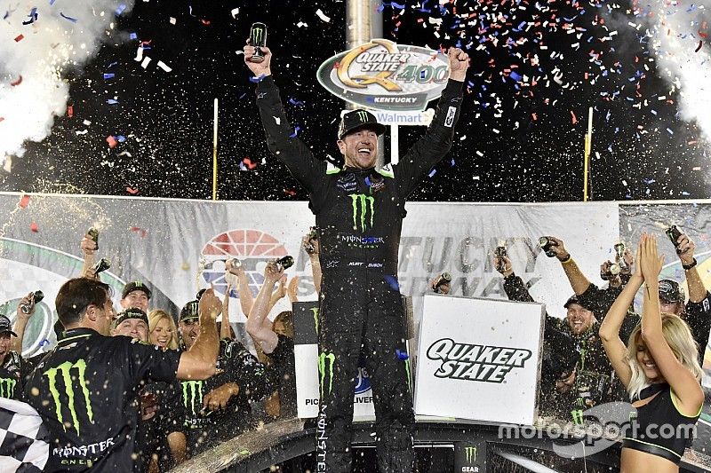 Race Winner Kurt Busch, Chip Ganassi Racing, Chevrolet Camaro Monster Energy