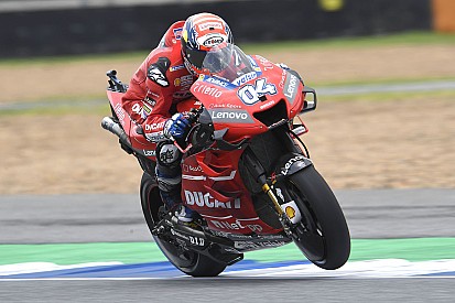 Dovizioso snelste in vochtige derde training GP van Thailand