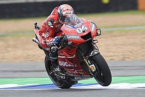 Dovizioso snelste in vochtige derde training GP van Thailand