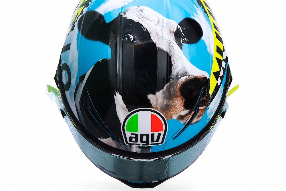 Sapi! Desain Helm Spesial Rossi di Mugello