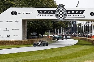 VIDEO: Burnouts, donuts en fans - het beste van Mercedes op Goodwood
