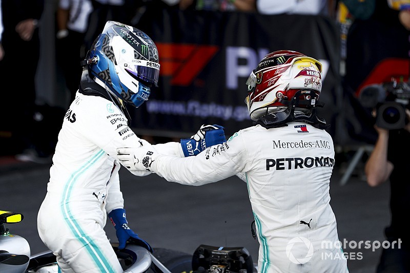 Bottas admite presión de Hamilton, pero "todo estaba bajo control"