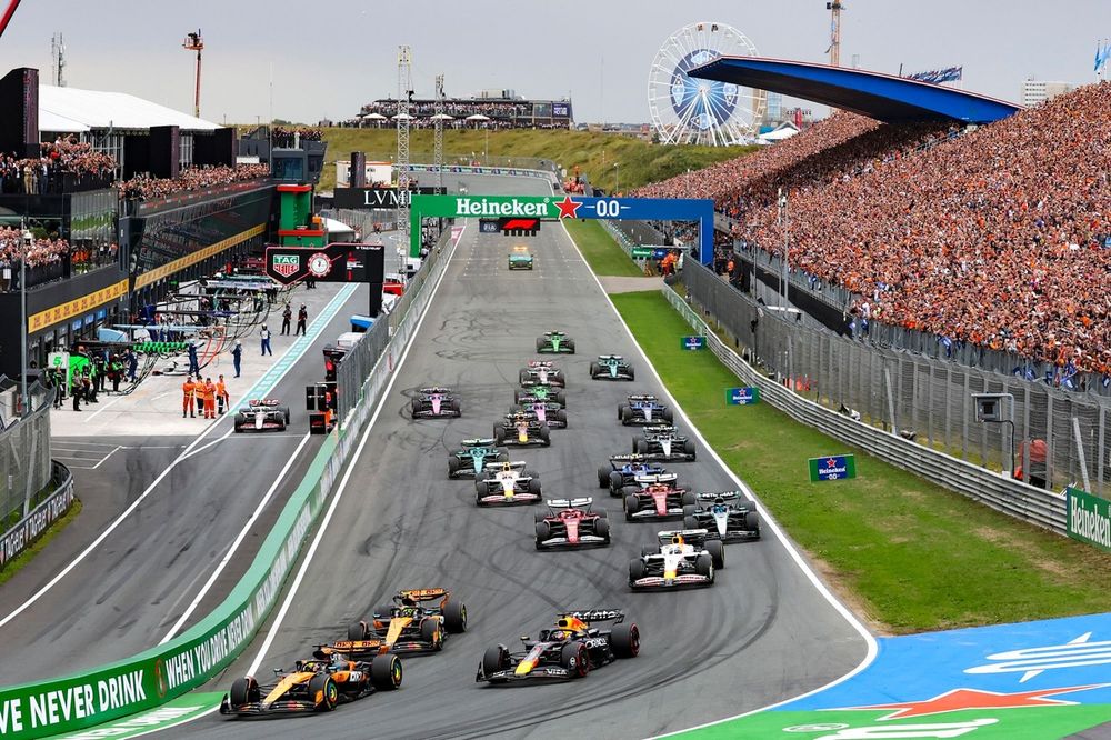 Start van de Dutch GP in Zandvoort