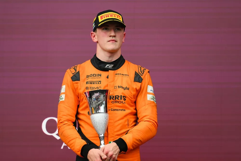 Podium: third place Alex Dunne, Rodin Motorsport