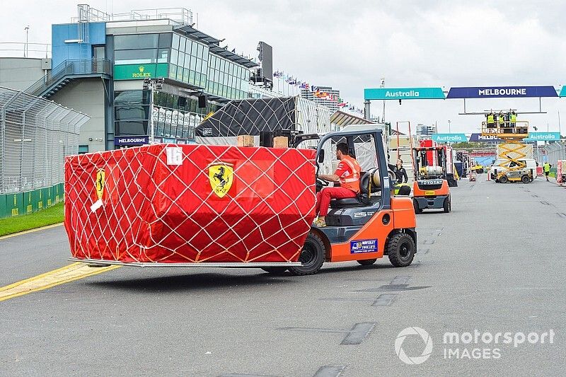 Fontos F1-es csomagok érkeztek az Ausztrál Nagydíj helyszínére