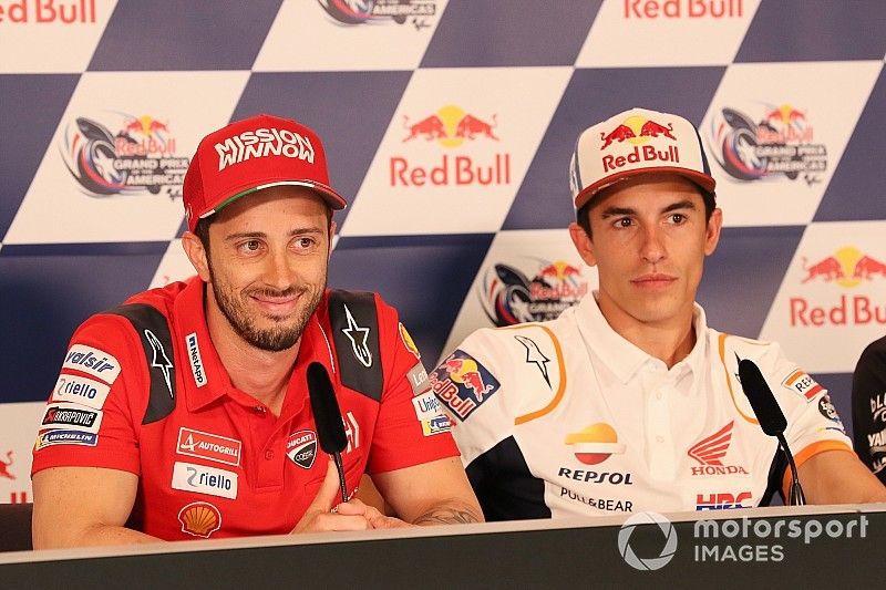 Andrea Dovizioso, Ducati Team, Marc Marquez, Repsol Honda Team