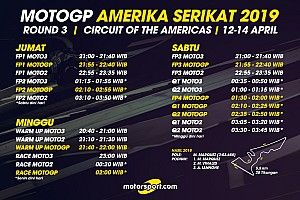 Jadwal lengkap MotoGP Amerika Serikat 2019