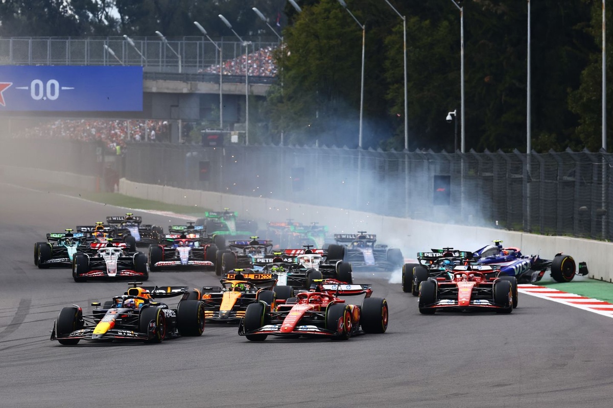 F1メキシコシティ決勝速報｜サインツJr.がポール・トゥ・ウィン