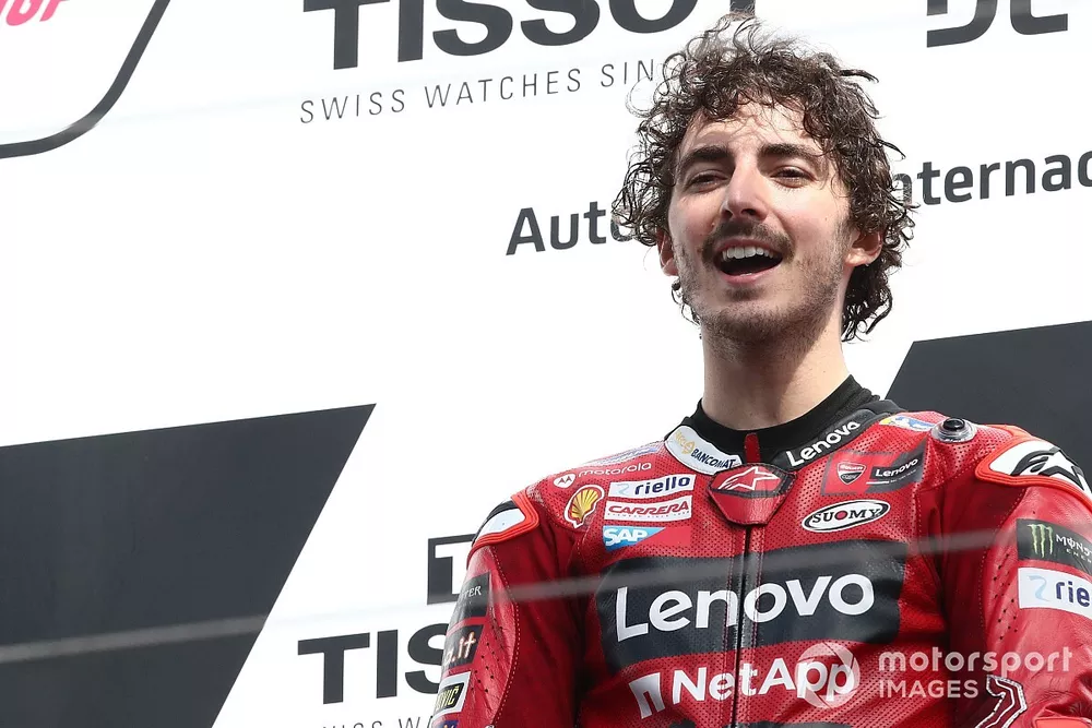 Podio: ganador Francesco Bagnaia, Ducati Team