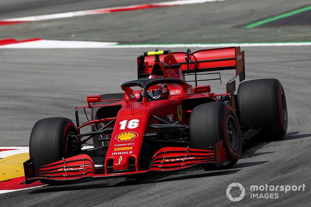 Leclerc, satisfecho con su ritmo para el GP de España
