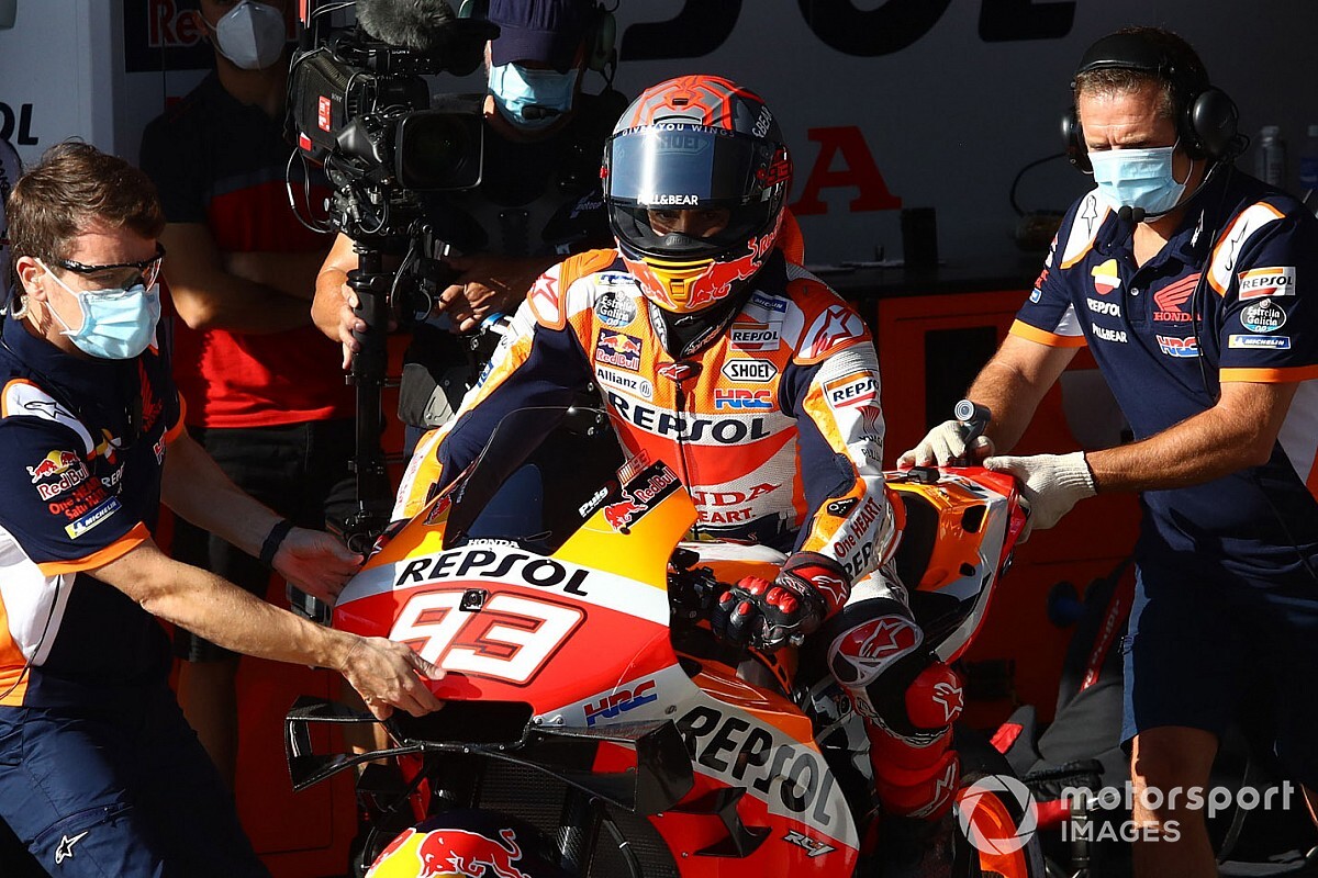 Márquez: "Le prometí a Honda que si me sentía inseguro pararía y es lo que he hecho"