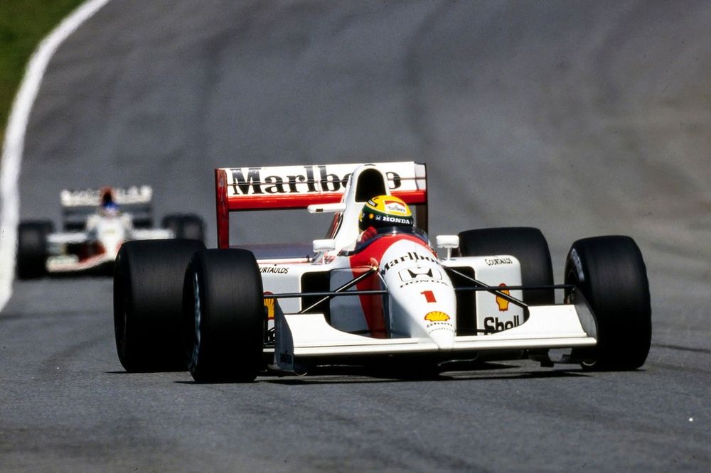 希少1988年マクラーレンホンダアイルトンセナ1/2サイズヘルメット