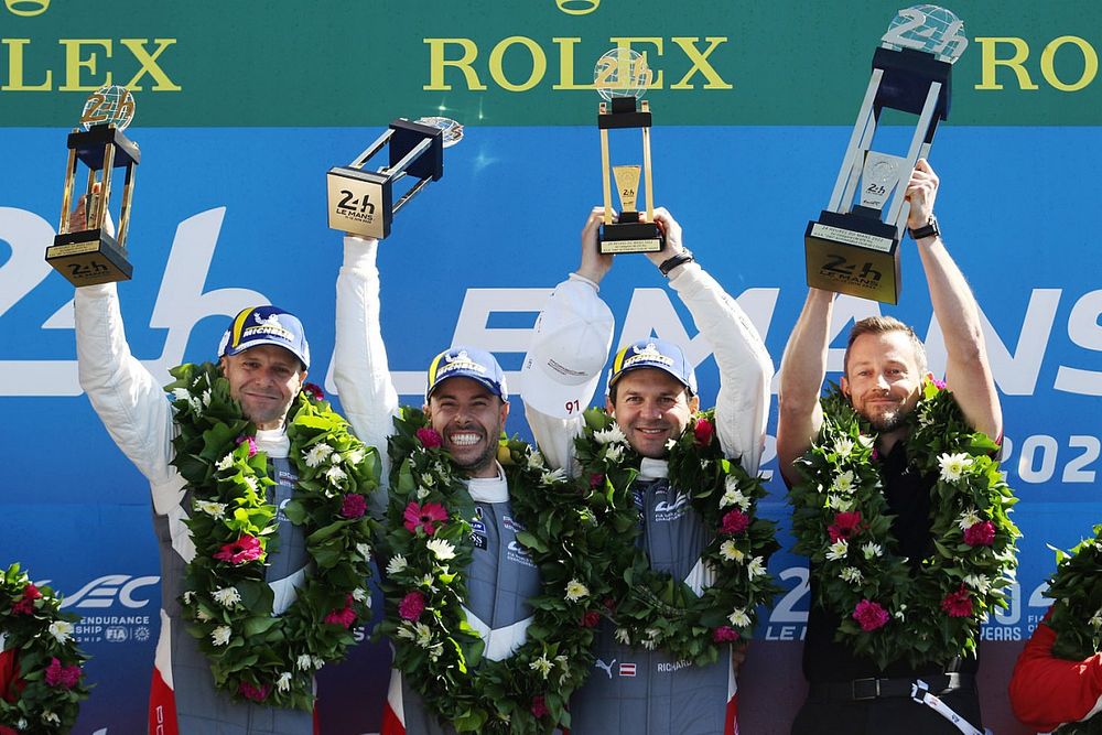 Porsche's Bruni admits luck determined last Le Mans GTE Pro fight
