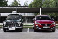 El primer SEAT cumple 70 a&ntilde;os: del 1400 al Le&oacute;n e-HYBRID