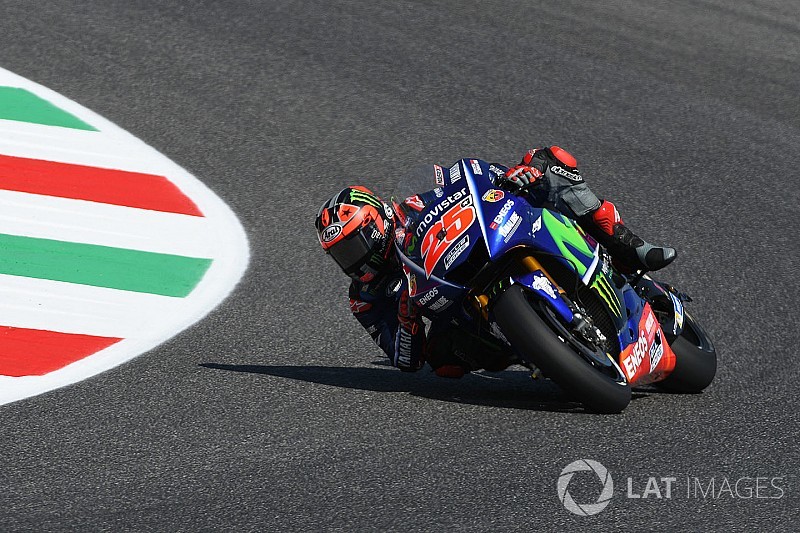 MotoGP Italia: Vinales tercepat saat warm-up, Rossi ketujuh