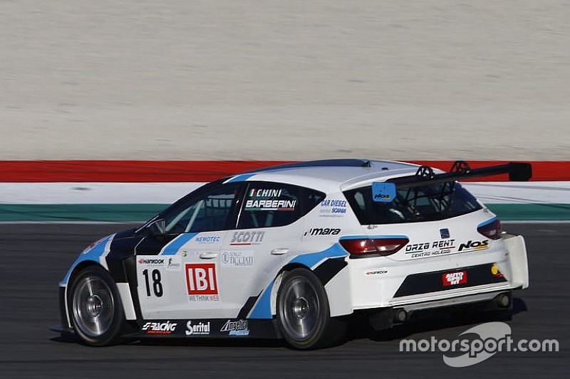 Cosimo Barberini al via del TCR Italia a Imola con il team Nos Racing
