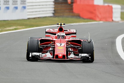 External damage caused Raikkonen British GP tyre problem