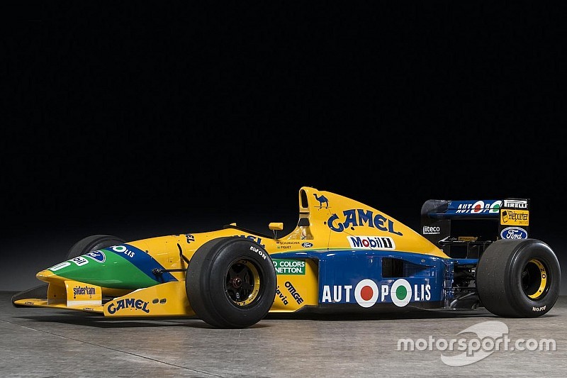 A subasta el Benetton Ford de 1991 de Schumacher y Piquet