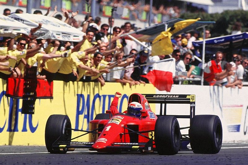 Zieldurchfahrt: Alain Prost, Ferrari