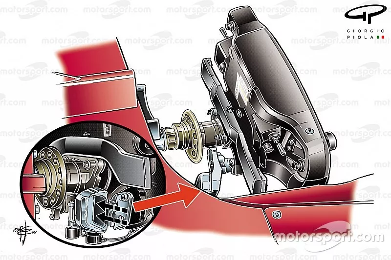 Ferrari SF70H detalle de volante