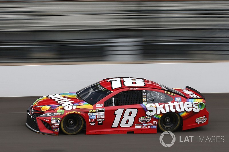 Kyle Busch wins Stage 2 of the Brickyard 400
