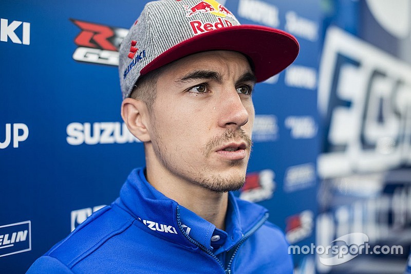 MotoGPイギリスGP FP1:ビニャーレストップタイム。マルケスはクラッシュ
