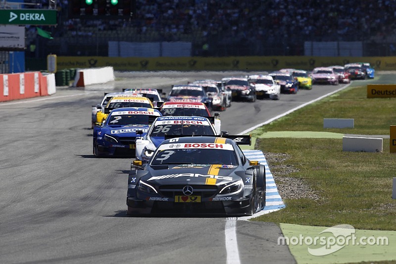 Mercedes' Paul Di Resta dominated the second race at Hockenheim