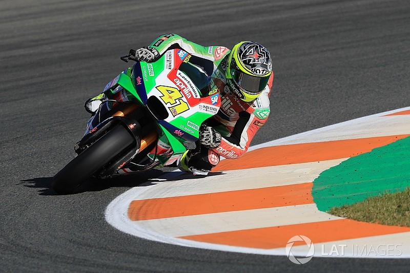 Aprilia, Espargaro: "Ho tanta voglia di finire bene la stagione"