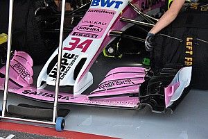 2019-re tervezett szárnyat próbál ki a Force India a hungaroringi teszten