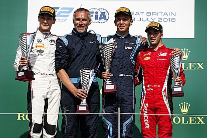 Silverstone F2: Albon wins after Russell pit drama