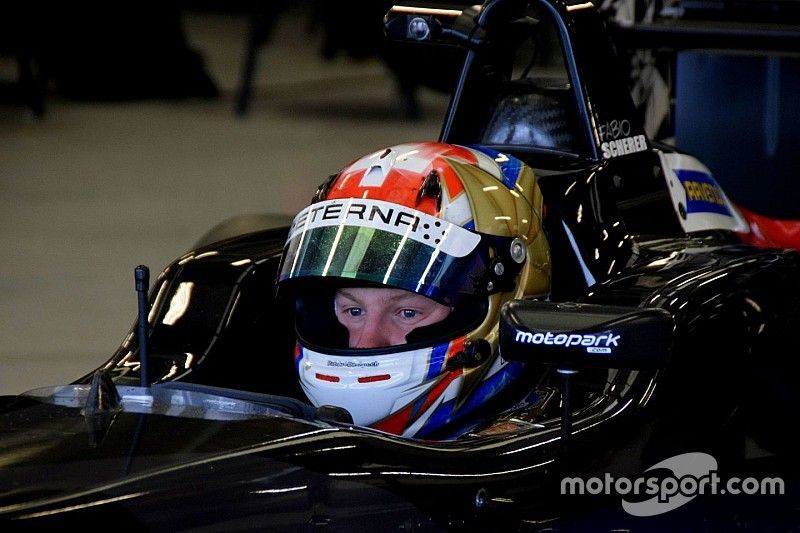 Fabio Scherer, Dallara F317-Volkswagen, Motopark Academy, test, cockpit