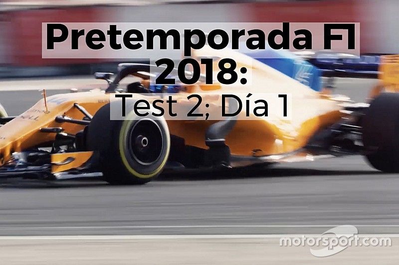 Primer día del segundo test de F1 en Barcelona