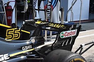 A Red Bull is elismerően bólinthat a Renault hátsó szárnyát látva