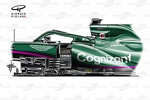 Aston Martin: la AMR21 ha toccato il... fondo