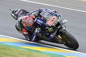 MotoGPフランス予選:クアルタラロ、難コンディションを制し母国PP。中上貴晶、フロントロウ獲得ならず7番手