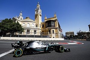 Fotogallery F1: prima fila tutta Mercedes nelle qualifiche di Baku