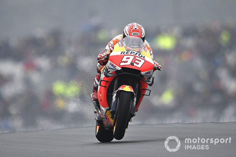 Marquez diz que aprendeu a ser rápido quando está sozinho na liderança
