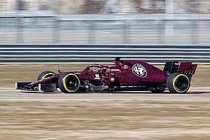 Bildergalerie: Erste Fahrfotos vom Alfa Romeo mit Räikkönen