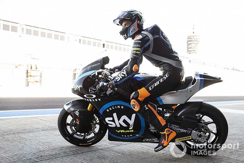 Moto2, Termas de Rio Hondo, Libere 1: Marini parte con il piede giusto