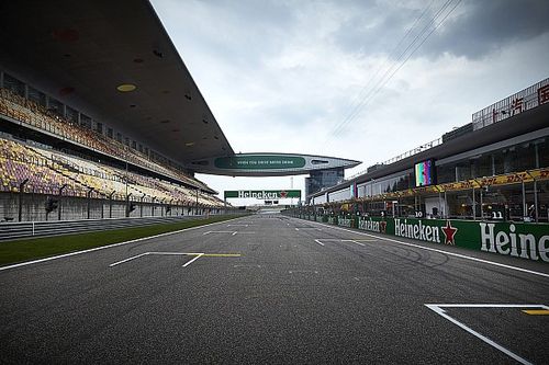 El circuito de Shangai F1 se convierte en un hospital por COVID-19