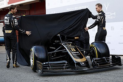 Haas presenteert nieuwe F1-auto op eerste testdag in Barcelona
